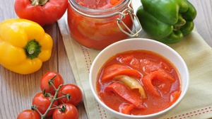 Рецепт болгарского перца в томатном соусе на зиму