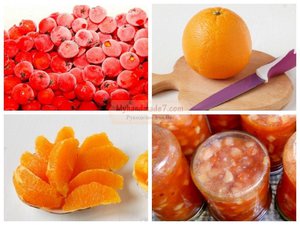 Варенье из рябины и апельсина