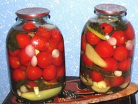 Рецепты быстрого приготовления маринованных помидор с дольками чеснока