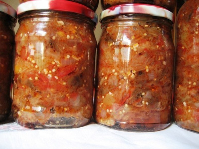 Салат «Десятка» из баклажанов на зиму — пошаговый рецепт с фото + отзывы