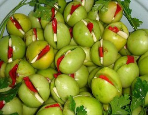 Рецепт приготовления зеленый помидор