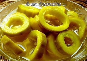 Кабачки под ананасы - по-шаговый рецепт