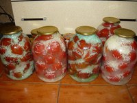 Рецепты для приготовления заготовок на зиму из помидор в снегу с чесноком