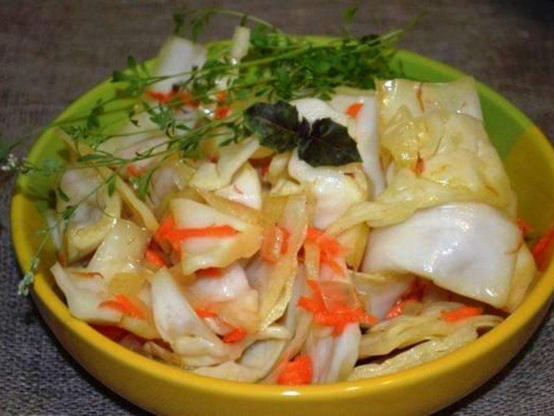 Капуста по-корейски - пошаговый рецепт