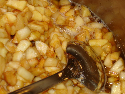 Заготовка из яблок для пирогов
