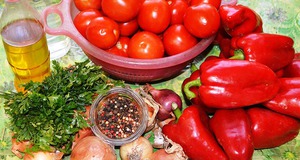 Овощи для салата - начинаем готовить Донской салат