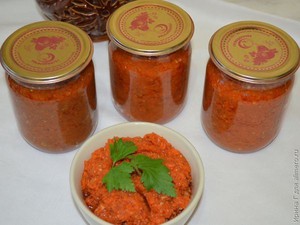 Продукты для приготовления икры из моркови