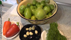 Как мариновать помидоры зеленые 