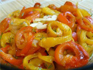 Рецепт салата с болгарским перцем