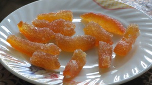 Рецепт цукат из апельсиновых корок