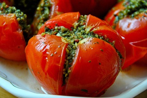 Простой способ приготовить помидоры по армянски