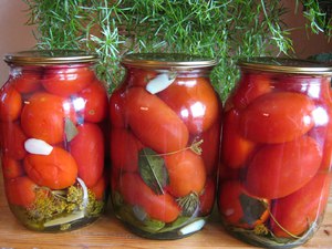 Рецепт приготовления помидоров на зиму