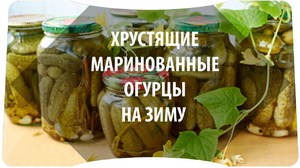 Огурцы маринованные - вкусный рецепт