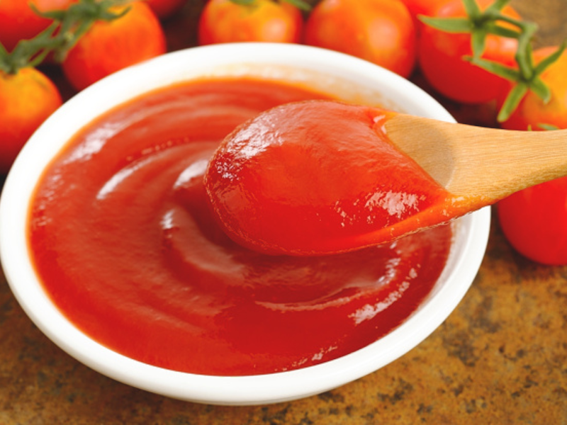 Суп на основе томатного соуса
