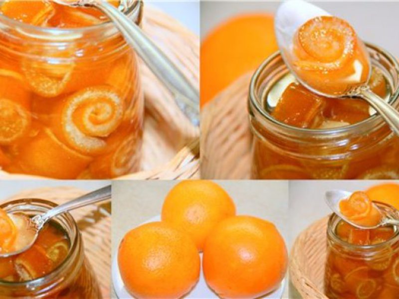 Варенье из апельсиновых корок завитушки рецепт с фото пошагово